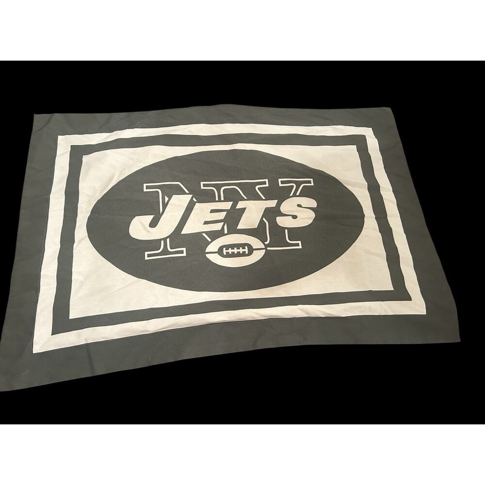 New York Jets Pillow Case Cover 30 Inches‎ By 20.5 Inches NFL Football
